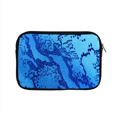 Background Tissu Fleur Bleu Apple Macbook Pro 15  Zipper Case by Nexatart