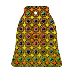 Background Tile Kaleidoscope Bell Ornament (two Sides) by Nexatart