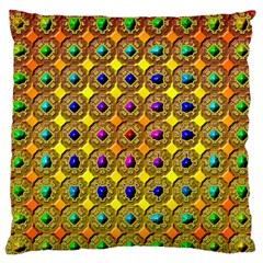 Background Tile Kaleidoscope Large Flano Cushion Case (two Sides) by Nexatart