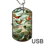 Beautiful Bird Dog Tag USB Flash (Two Sides) Front