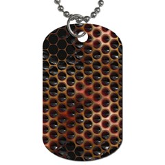 Beehive Pattern Dog Tag (two Sides) by Nexatart