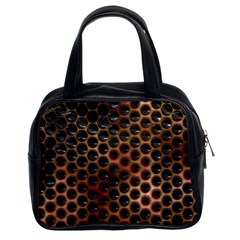 Beehive Pattern Classic Handbags (2 Sides) by Nexatart