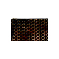 Beehive Pattern Cosmetic Bag (small)  by Nexatart