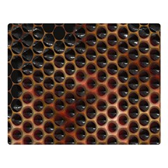 Beehive Pattern Double Sided Flano Blanket (large)  by Nexatart