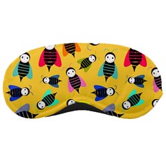 Bees Animal Pattern Sleeping Masks by Nexatart