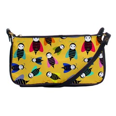 Bees Animal Pattern Shoulder Clutch Bags by Nexatart