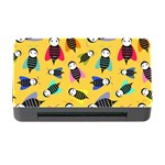 Bees Animal Pattern Memory Card Reader with CF Front