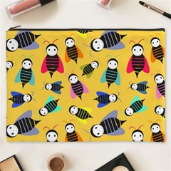 Bees Animal Pattern Cosmetic Bag (xxxl)  by Nexatart