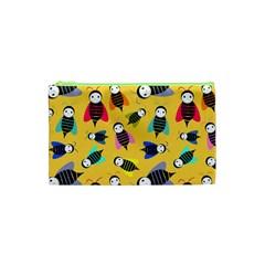 Bees Animal Pattern Cosmetic Bag (xs) by Nexatart