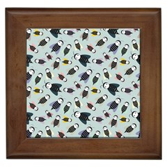 Bees Animal Pattern Framed Tiles by Nexatart