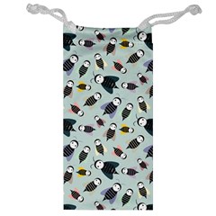 Bees Animal Pattern Jewelry Bag by Nexatart