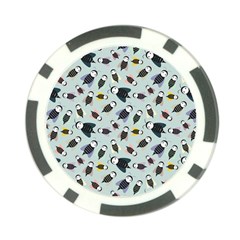 Bees Animal Pattern Poker Chip Card Guard by Nexatart