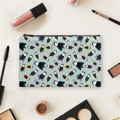 Bees Animal Pattern Cosmetic Bag (medium)  by Nexatart