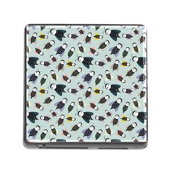 Bees Animal Pattern Memory Card Reader (square) by Nexatart