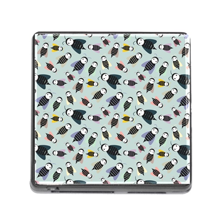 Bees Animal Pattern Memory Card Reader (Square)