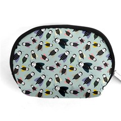 Bees Animal Pattern Accessory Pouches (medium)  by Nexatart