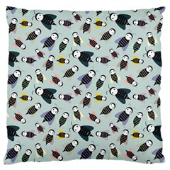 Bees Animal Pattern Standard Flano Cushion Case (one Side) by Nexatart