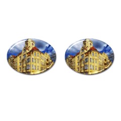 Berlin Friednau Germany Building Cufflinks (oval) by Nexatart