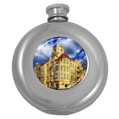 Berlin Friednau Germany Building Round Hip Flask (5 Oz) by Nexatart