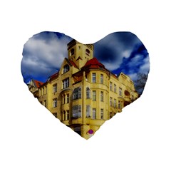 Berlin Friednau Germany Building Standard 16  Premium Flano Heart Shape Cushions by Nexatart