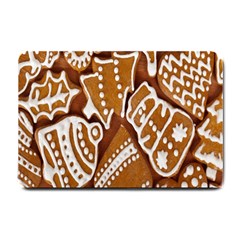 Biscuit Brown Christmas Cookie Small Doormat  by Nexatart