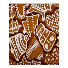 Biscuit Brown Christmas Cookie Shower Curtain 60  X 72  (medium)  by Nexatart