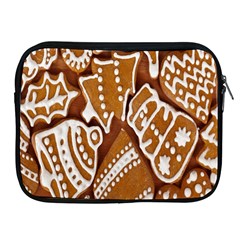 Biscuit Brown Christmas Cookie Apple Ipad 2/3/4 Zipper Cases by Nexatart