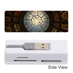 Black And Borwn Stained Glass Dome Roof Memory Card Reader (Stick)  Front