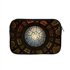 Black And Borwn Stained Glass Dome Roof Apple MacBook Pro 15  Zipper Case