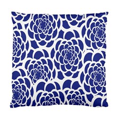 Blue And White Flower Background Standard Cushion Case (one Side) by Nexatart