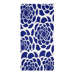 Blue And White Flower Background Shower Curtain 36  X 72  (stall)  by Nexatart