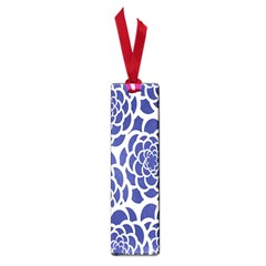 Blue And White Flower Background Small Book Marks by Nexatart