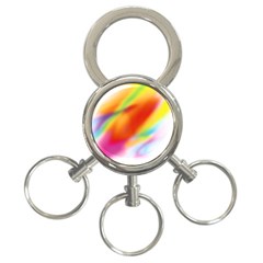 Blur Color Colorful Background 3-ring Key Chains by Nexatart