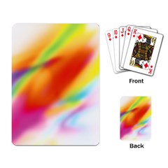 Blur Color Colorful Background Playing Card by Nexatart