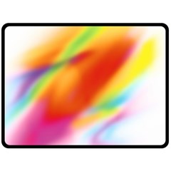 Blur Color Colorful Background Fleece Blanket (large)  by Nexatart