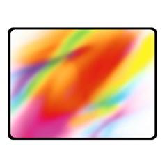 Blur Color Colorful Background Fleece Blanket (small) by Nexatart