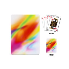 Blur Color Colorful Background Playing Cards (mini)  by Nexatart