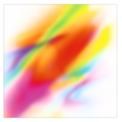 Blur Color Colorful Background Large Satin Scarf (square) by Nexatart