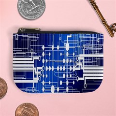 Board Circuits Trace Control Center Mini Coin Purses by Nexatart