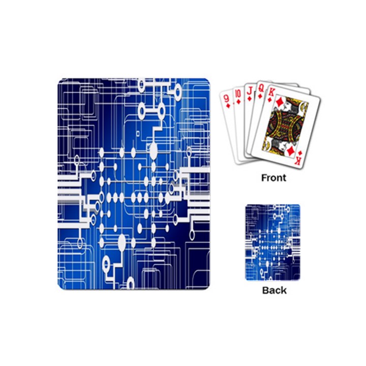 Board Circuits Trace Control Center Playing Cards (Mini) 