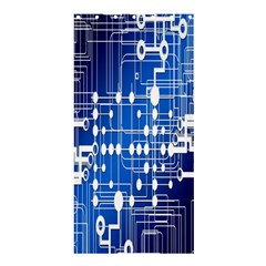 Board Circuits Trace Control Center Shower Curtain 36  X 72  (stall)  by Nexatart