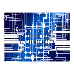 Board Circuits Trace Control Center Double Sided Flano Blanket (mini)  by Nexatart