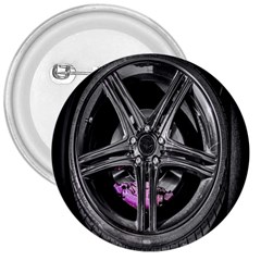 Bord Edge Wheel Tire Black Car 3  Buttons by Nexatart