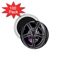 Bord Edge Wheel Tire Black Car 1 75  Magnets (100 Pack)  by Nexatart