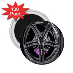 Bord Edge Wheel Tire Black Car 2 25  Magnets (100 Pack)  by Nexatart