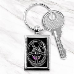 Bord Edge Wheel Tire Black Car Key Chains (rectangle)  by Nexatart