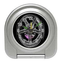 Bord Edge Wheel Tire Black Car Travel Alarm Clocks by Nexatart