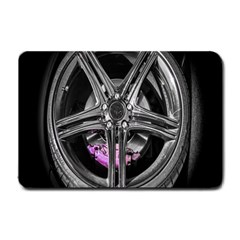 Bord Edge Wheel Tire Black Car Small Doormat  by Nexatart