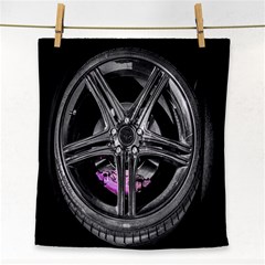 Bord Edge Wheel Tire Black Car Face Towel by Nexatart