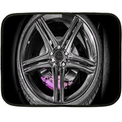 Bord Edge Wheel Tire Black Car Double Sided Fleece Blanket (mini)  by Nexatart